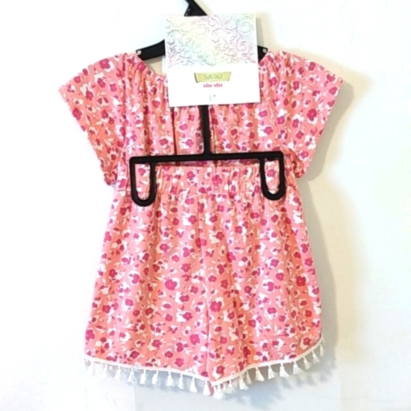 SHOSHO GIRLS TWO PIECE SHORT SET SIZE 7-8 NWT - Picture 3 of 4